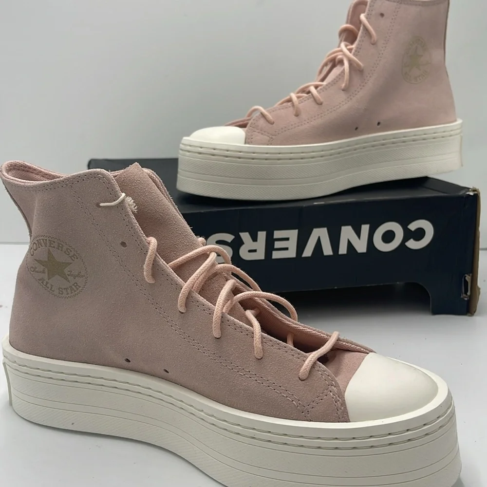 Converse WMNS Pink High-Top Sneakers Platform A04663C
CTAS MODERN LIFT HI PINK - Picture 14 of 16